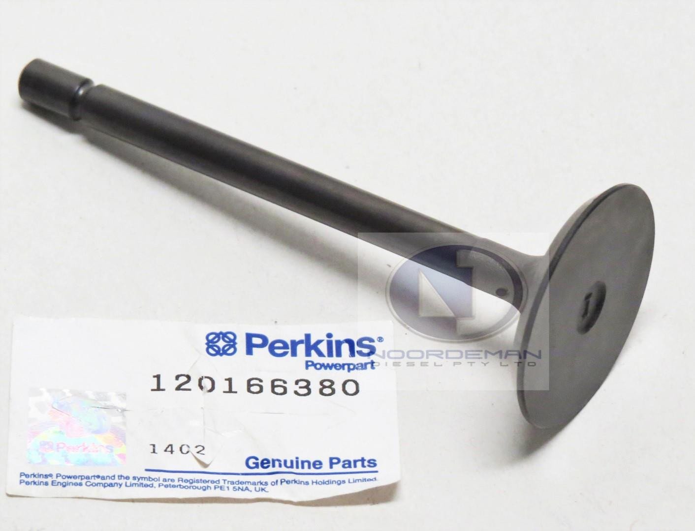 120166380 Perkins Intake Valve