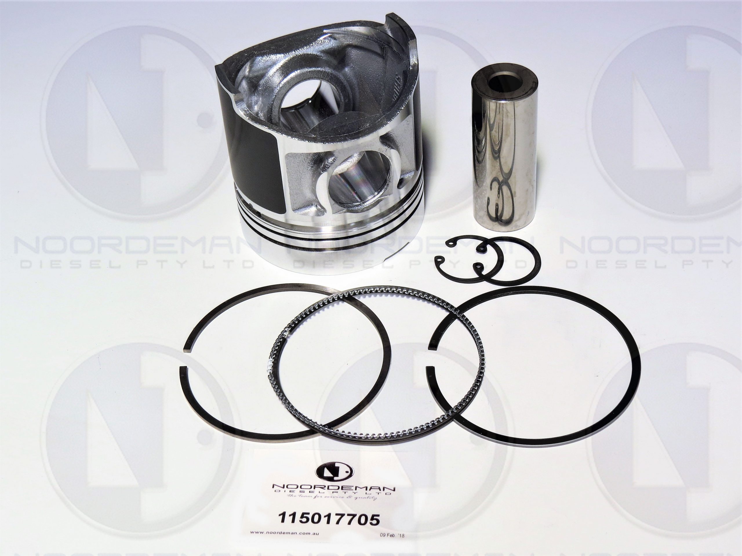 115017705 Perkins Piston & Ring Kit Oversize 0.25mm (1 each)