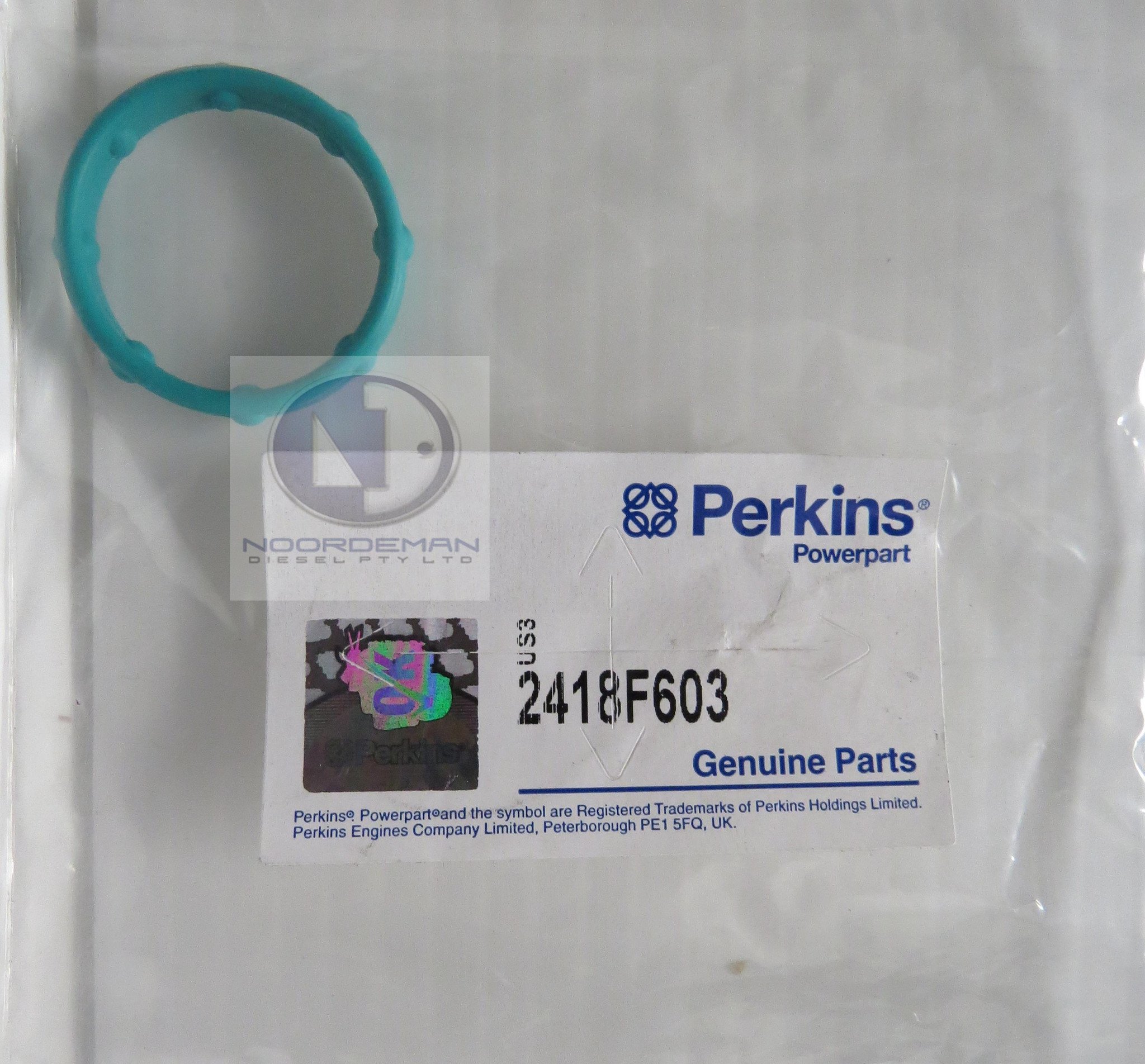 2418F603 Perkins Oil Cooler Pipe Seal